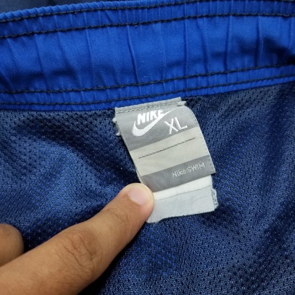 Nike Navy Blue Swimming Shorts - XL - Floral - Picture 8 of 8